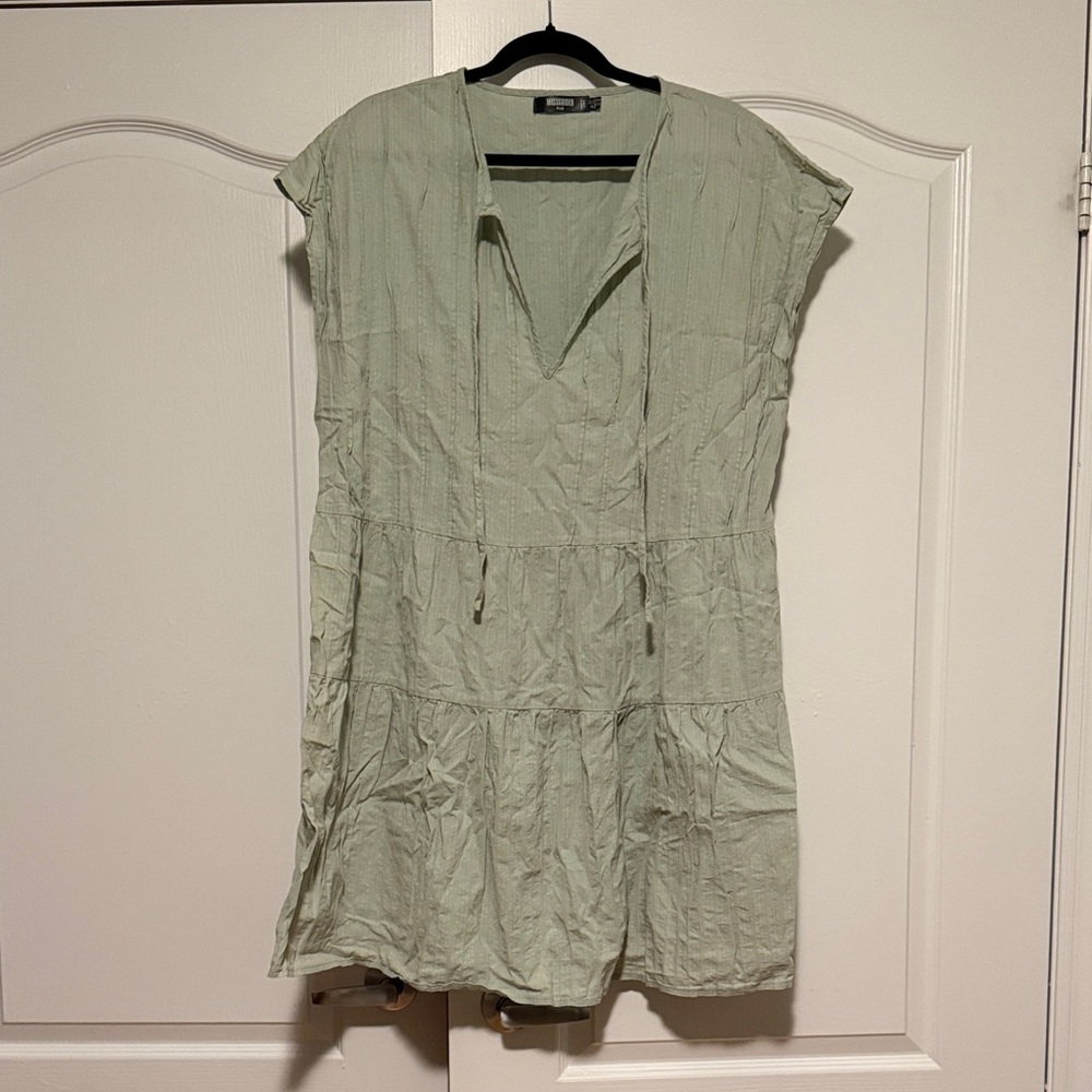 Missguided Plus Mint Green Dress